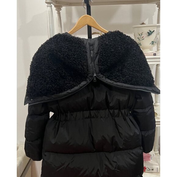 BNWT MONCLER $3,100 Women's Black Bruneaux Long Down Jacket Size 0 XS - Picture 12 of 16
